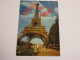 CP CARTE POSTALE PARIS FANTAISIE Sur La TOUR EIFFEL - Ecrite En 1970 - Eiffelturm