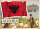 Flags Of The World Chromo - Albania - 6.5 X 9.5 Cm - Other & Unclassified