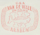 Meter Cut Netherlands 1962 Whale - Altri & Non Classificati