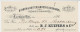 Nota Leeuwarden 1871 - Bierhandel - Minerale Wateren - Bierhuis - Niederlande