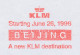Meter Top Cut Netherlands 1996 KLM - Beijing - Royal Dutch Airlines - Aerei