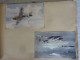 Delcampe - Album De CP D'Avions De Guerre 1939-1945 , 65 Cartes Postales - 1939-1945: II Guerra