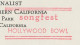 Meter Cover USA 1969 Songfest Hollywood Bowl - Muziek