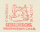 Meter Card Deutsches Reich / Germany 1939 Sewing Machine - Union - National Fair - Kostums