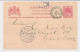 Briefkaart G. 72 Z-1 A-krt. Brussel Belgie - Haarlem 1908 - Ganzsachen