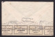 Netherlands: Cover To Germany, 1936, 1 Stamp, Triangle, Label Opened Currency Control, Customs (minor Damage) - Briefe U. Dokumente