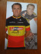 Delcampe - Chocolat Jacques Cyclisme Cartes Coureurs Equipe Signature Lot De 8 Cartes - Cycling