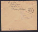 Netherlands: Airmail Cover To Palestine, 1947, 1 Stamp, Address: First Flight KLM, Returned, Retour Cancel (ink Stain) - Storia Postale