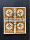 GERMANY Deutsche Reich OSTMARK "Wien" Block Of 4 - Gebraucht