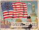 Flags Of The World Chromo - USA United States- 6.5 X 9.5 Cm - Otros & Sin Clasificación