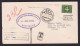 Netherlands: Cover To USA, 1951, 1 Stamp, Ship Mail From Mozambique, Rotterdamsche Lloyd, Taxed, Due (traces Of Use) - Brieven En Documenten