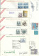 Delcampe - Lot De 77 Documents Poste Aérienne Et Marine Tous Pays - Airplanes