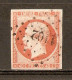 1853 - Napoléon 40c. Orange YT 16 - PC1102 Dijon (20) Cote 22€ - 1853-1860 Napoleone III
