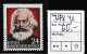 DDR Karl Marx (Mi.-Nr. 349 I) Mit Wz YII,  ** (MNH). Gepr. Mayer - Variétés Et Curiosités