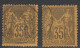 NUANCE FONCEE Et CLAIRE Du N°93 TBE Cote >100€ - 1876-1898 Sage (Type II)