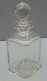 -JOLIE ANCIENNE CARAFE A WHISKY CRISTAL Avec GROS BOUCHON à FACETTES PLEIN       E - Glas & Kristal