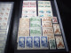 Delcampe - DM927 LOT FEUILLES COLONIES N / O A TRIER COTE++ DEPART 10€ - Collections (with Albums)