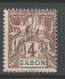 GABON N° 18  NEUF** LUXE SANS CHARNIERE / Hingeless / MNH - Ungebraucht