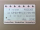 Singapore SMRT TransitLink Metro Train Subway Ticket Card, 1999 StudentPass, Set Of 1 Used Card - Singapore