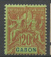 GABON N° 22 NEUF** LUXE SANS CHARNIERE / Hingeless / MNH - Ongebruikt