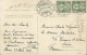 SUISSE CARTE 10c MARQUE LINEAIRE CLARENS + AMBULANT N°2 POUR LA VARENNE ST HILAIRE ( SEINE ) DE 1907    LETTRE COVER - Brieven En Documenten