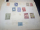 Delcampe - DM935 LOT FEUILLES GRECE N / O A TRIER COTE++ DEPART 10€ - Collections (with Albums)