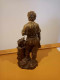 STATUETTE PLATRE PEINT - FORGERON - AUCUNE MARQUE DE FABRIQUE - NON DATE - - Popular Art