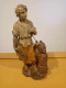 STATUETTE PLATRE PEINT - FORGERON - AUCUNE MARQUE DE FABRIQUE - NON DATE - - Art Populaire