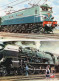 4 CARTES - TRAINS - - Treinen