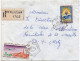 36833# ALGERIE LETTRE RECOMMANDE Obl SIDI MEROUAN CONSTANTINE 1967 Pour METZ MOSELLE - Algerien (1962-...)