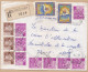 36838# ALGERIE LETTRE RECOMMANDE Obl SIDI MEROUAN CONSTANTINE 1967 Pour METZ MOSELLE - Argelia (1962-...)