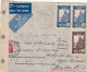 LETTRE. 4 SEPT 42. LUFTPOST. MARADI NIGER. 7Fr. POUR SUISSE PUIS LONDRES. TAXE SUISSE LAUSANNE. BANDE CONTROLE CENSURE - Covers & Documents