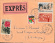 Lettre  EXPRES De VIMY (59) 26 SEPT 1962 Via St Mayme Du Pérogord - Covers & Documents