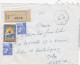 36847# ALGERIE LETTRE RECOMMANDE Obl JEAN RIGAL CONSTANTINE 1967 Pour METZ MOSELLE - Algerije (1962-...)