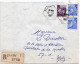 36848# ALGERIE LETTRE RECOMMANDE Obl ZERIBA TIZI OUZOU 1967 Pour METZ MOSELLE - Algérie (1962-...)