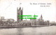 R507362 London. The Houses Of Parliament. From The River. 1925 - Andere & Zonder Classificatie