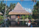 French Polynesia Postcard Sent To Denmark 4-1-1985 (Bungalow) - French Polynesia