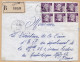 36854# ALGERIE LETTRE RECOMMANDE Obl LUTAUD BATNA 1968 Pour METZ MOSELLE - Algeria (1962-...)