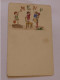 Lot De 8 Menus Aquarelle Originale Circa 1920  STEP137 - Menükarten