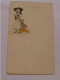 Delcampe - Lot De 8 Menus Aquarelle Originale Circa 1920  STEP137 - Menus