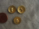 Delcampe - Ancien - 3 Mini Boutons Laiton Et émail 1,2 Mm E.M Paris Art Nouveau - Buttons