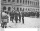 CEREMONIE AVEC DRAPEAU AMERICAIN   WW1  PREMIERE GUERRE  PHOTO ORIGINALE 18 X 13 CM - Guerre, Militaire