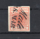 DECALCO Varietà 1850 AUSTRIA IMPERO N.3 USATO - Used Stamps