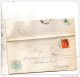 1882  LETTERA CON ANNULLO FORMIA - Poststempel