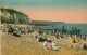 76 - Dieppe - L'Estacade Et Les Falaises - Animée - Scènes De Plage - Colorisée - CPA - Voir Scans Recto-Verso - Dieppe