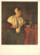 Art - Peinture - Gabriel Metsu - Une Femme Hollandaise - Carte De La Loterie Nationale - CPM - Voir Scans Recto-Verso - Peintures & Tableaux