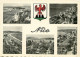 06 - Nice - Multivues - Blasons - Carte Dentelée - CPSM Grand Format - Voir Scans Recto-Verso - Cartas Panorámicas