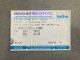 Manchester City V Leicester City 1995-96 Match Ticket - Tickets & Toegangskaarten