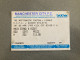 Manchester City V Oldham Athletic 1996-97 Match Ticket - Match Tickets