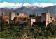 Espagne - Espana - Andalucia - Granada - Vista General De La Alhambra Y Sierra Nevada - Espana - CPM - Etat Pli Visible  - Granada